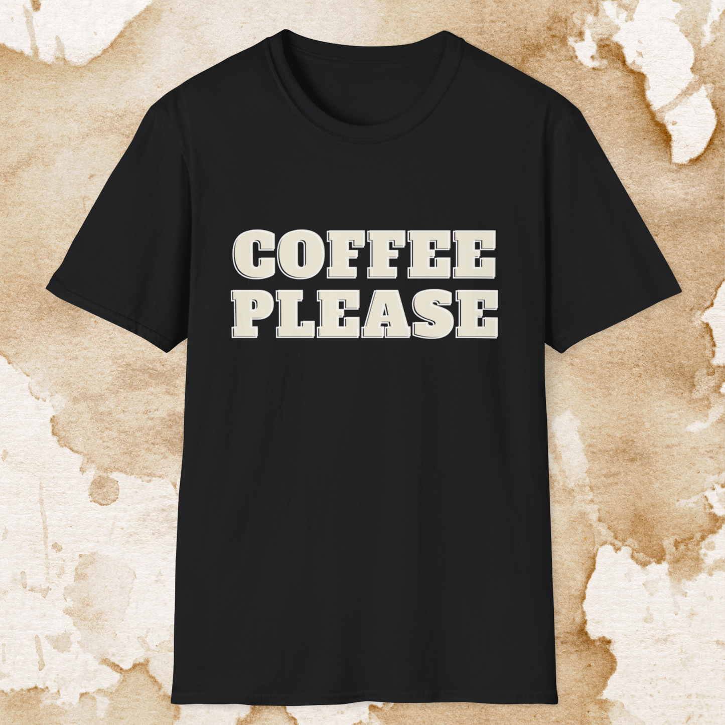coffee please t-shirt