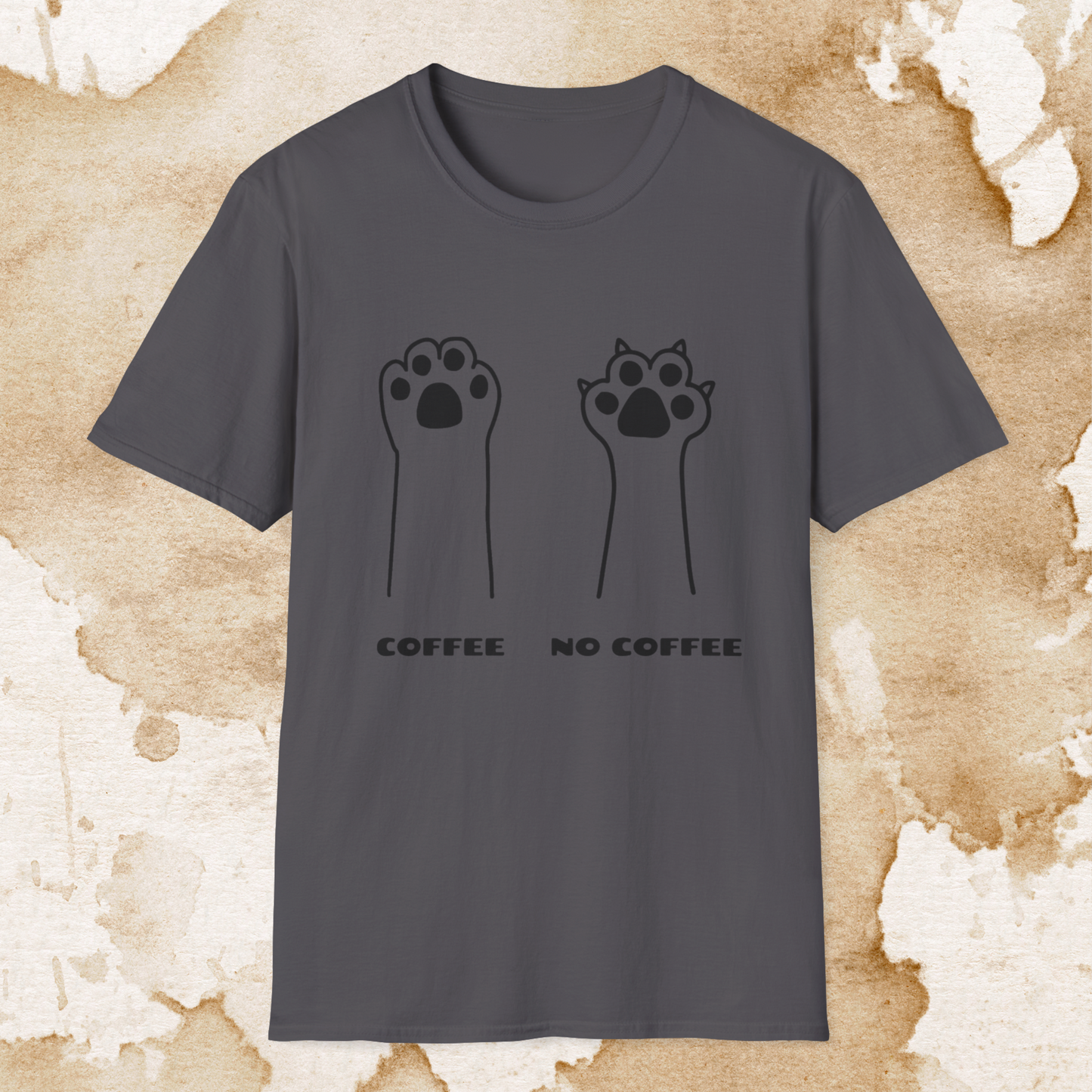 coffee claws t-shirt