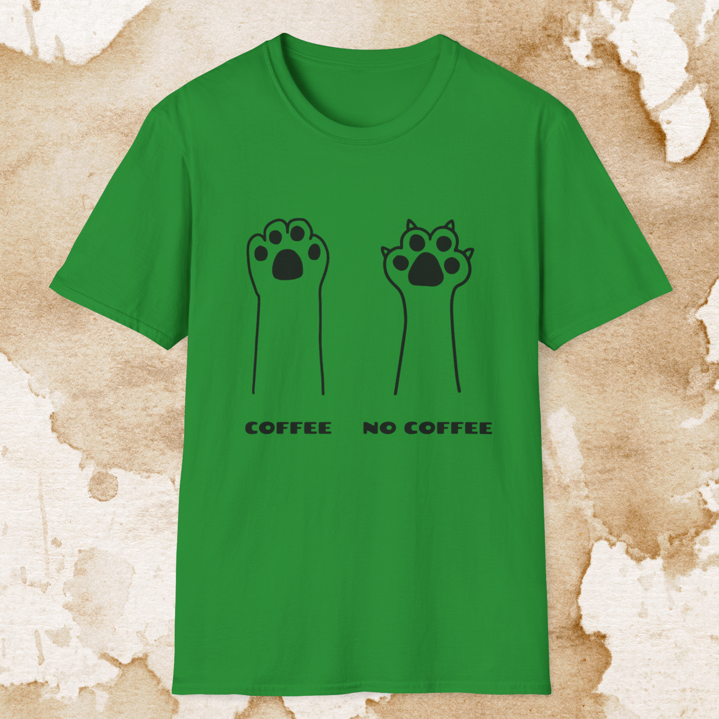 coffee claws t-shirt