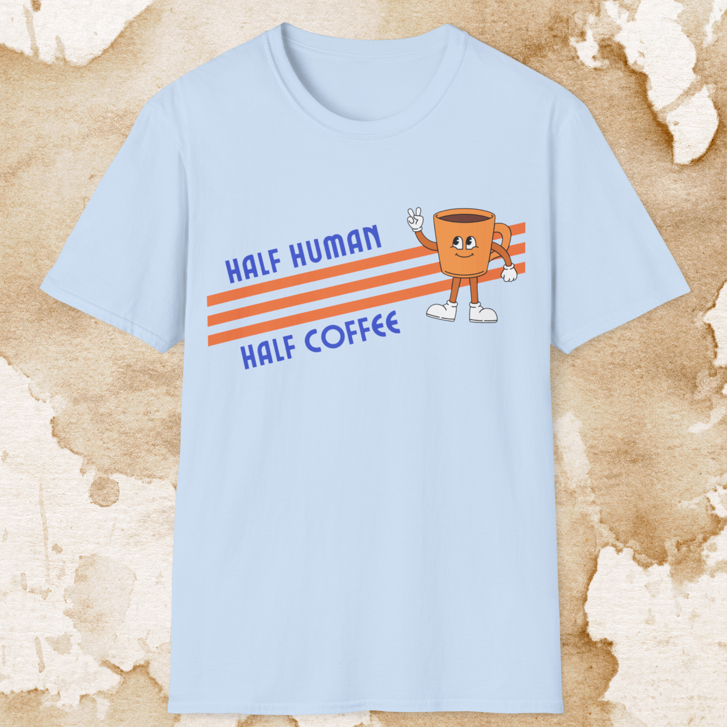 half human, half coffee t-shirt