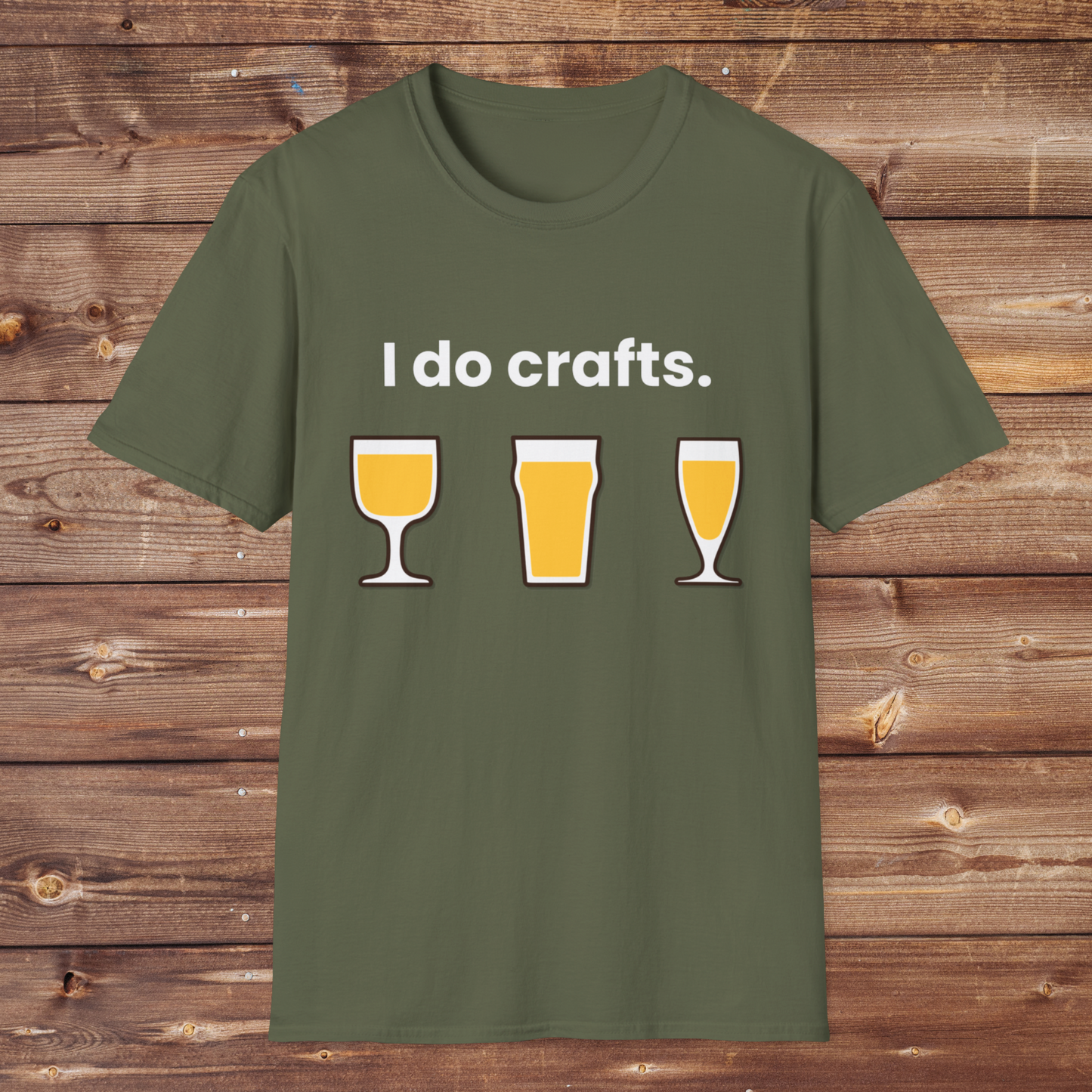 I do crafts (beer) t-shirt