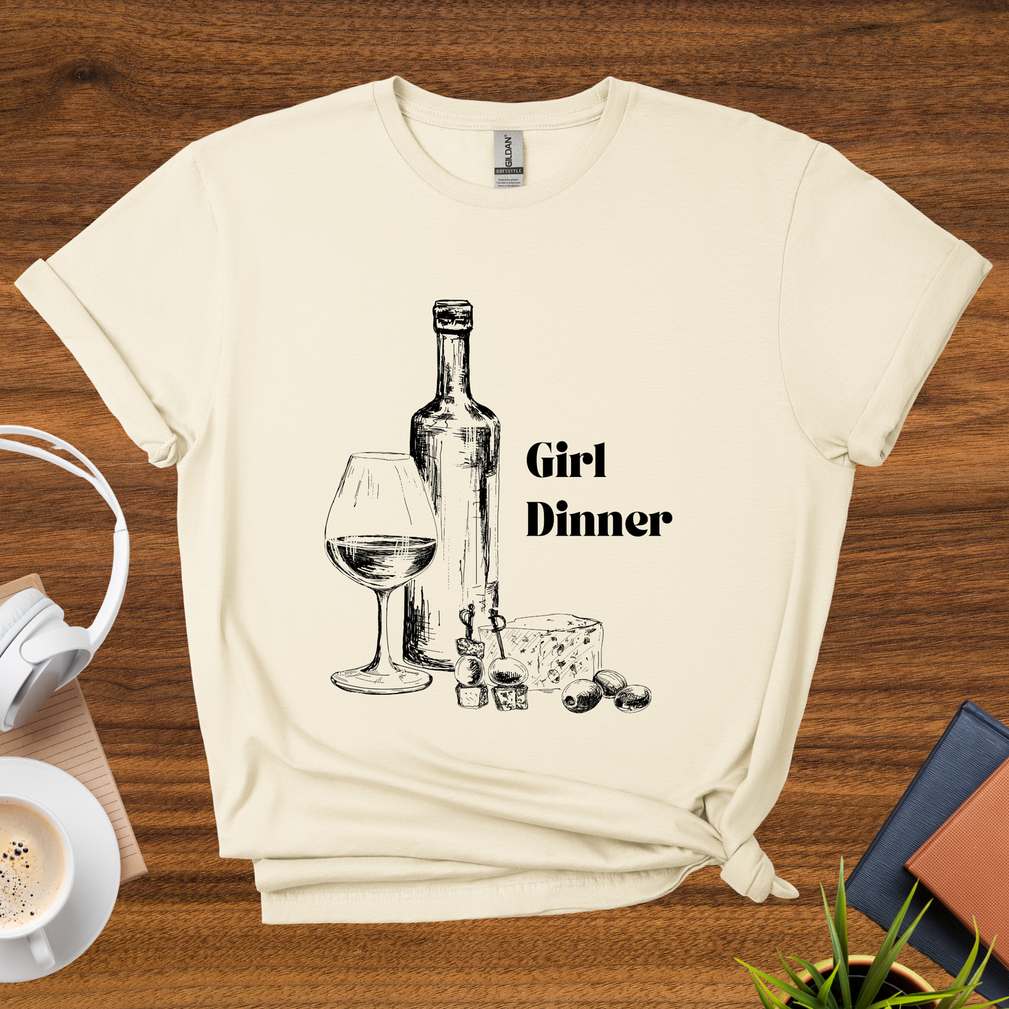 girl dinner t-shirt
