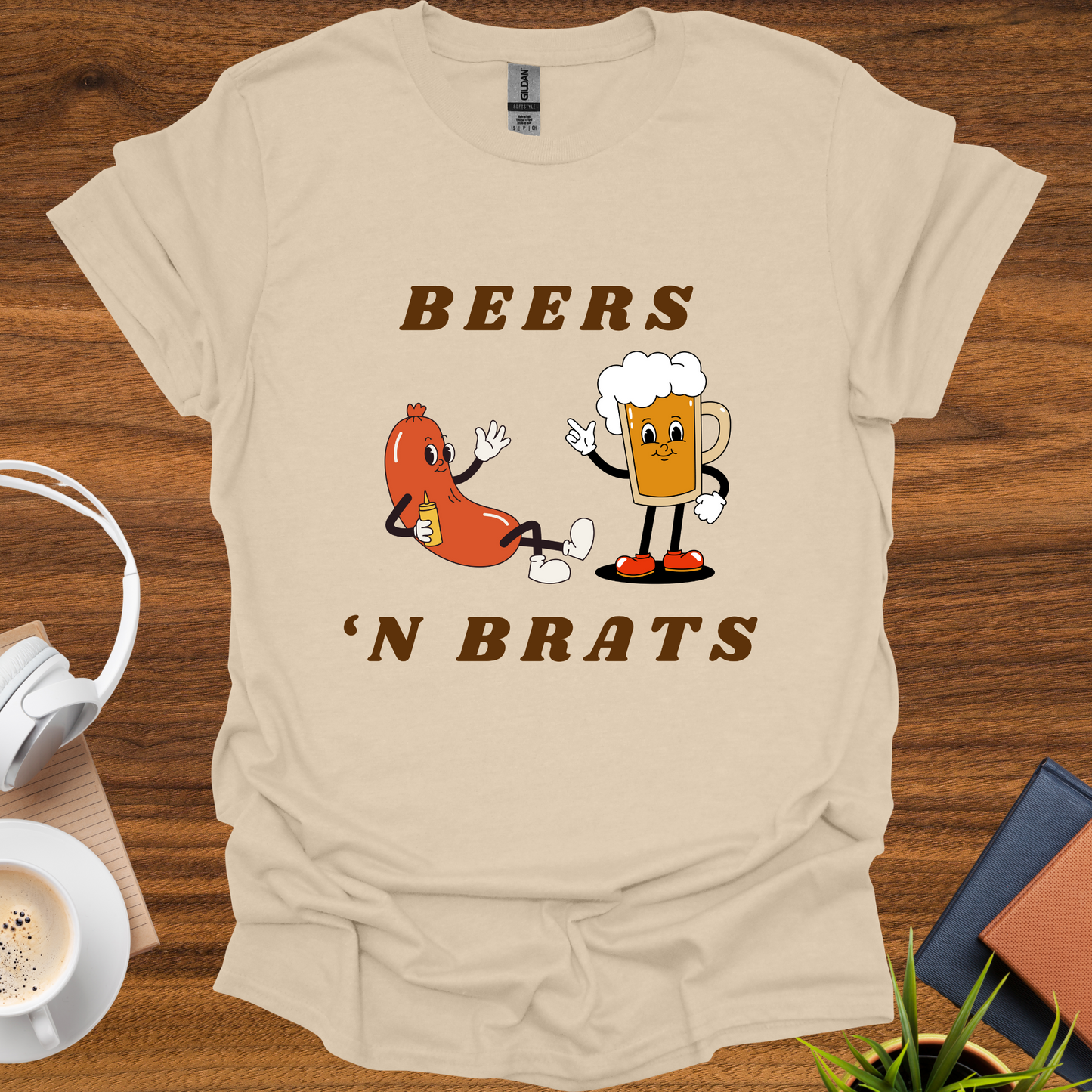 beers 'n brats t-shirt