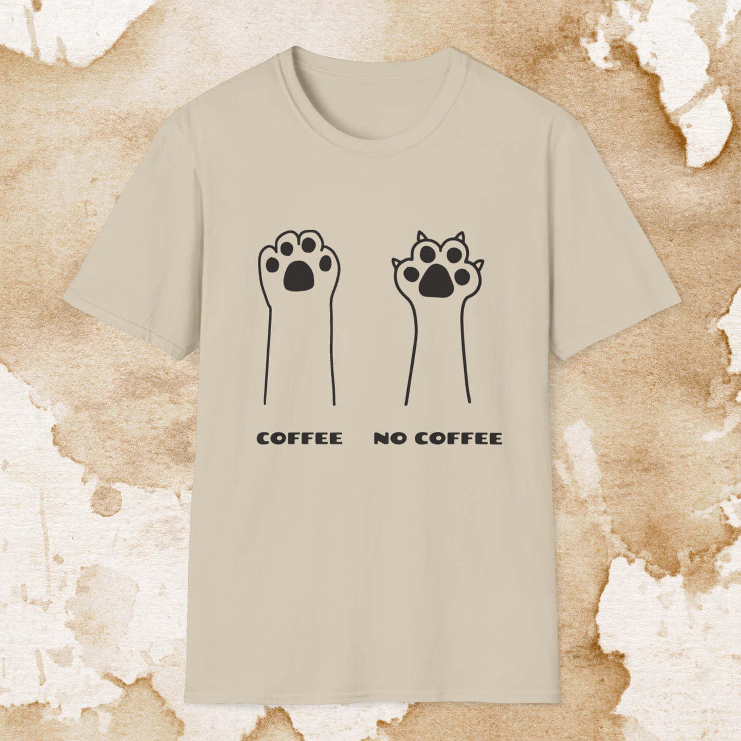 coffee claws t-shirt