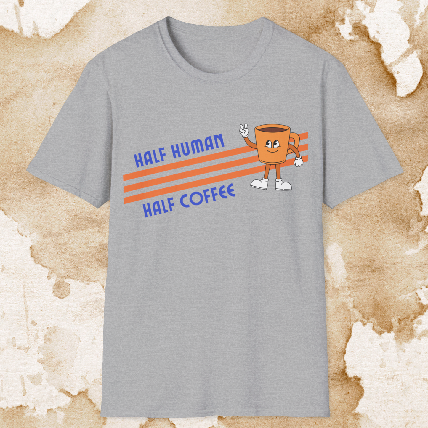 half human, half coffee t-shirt