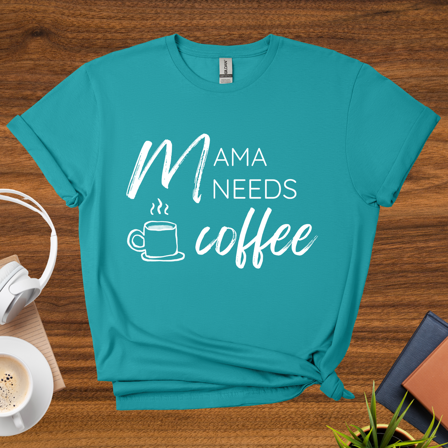 mama needs coffee t-shirt