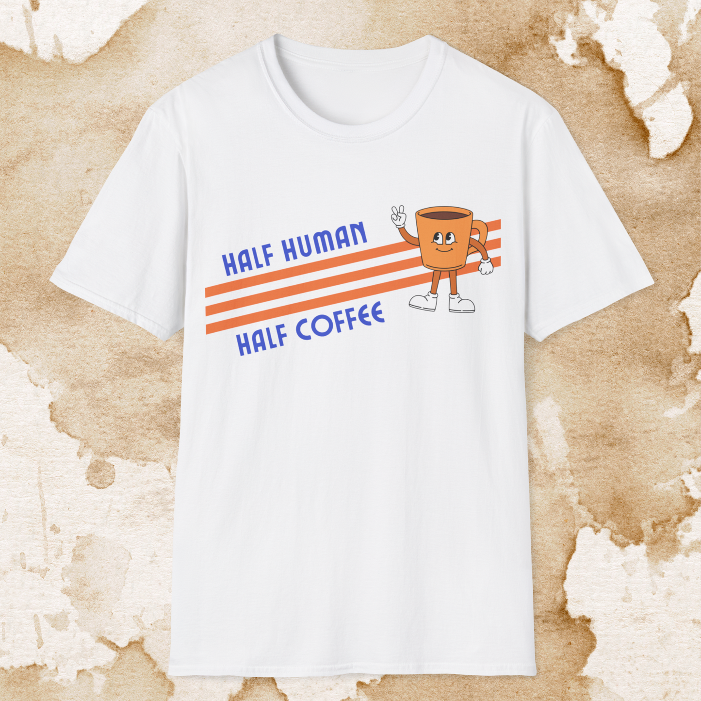 half human, half coffee t-shirt