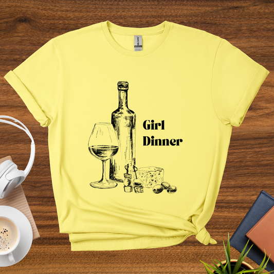 girl dinner t-shirt