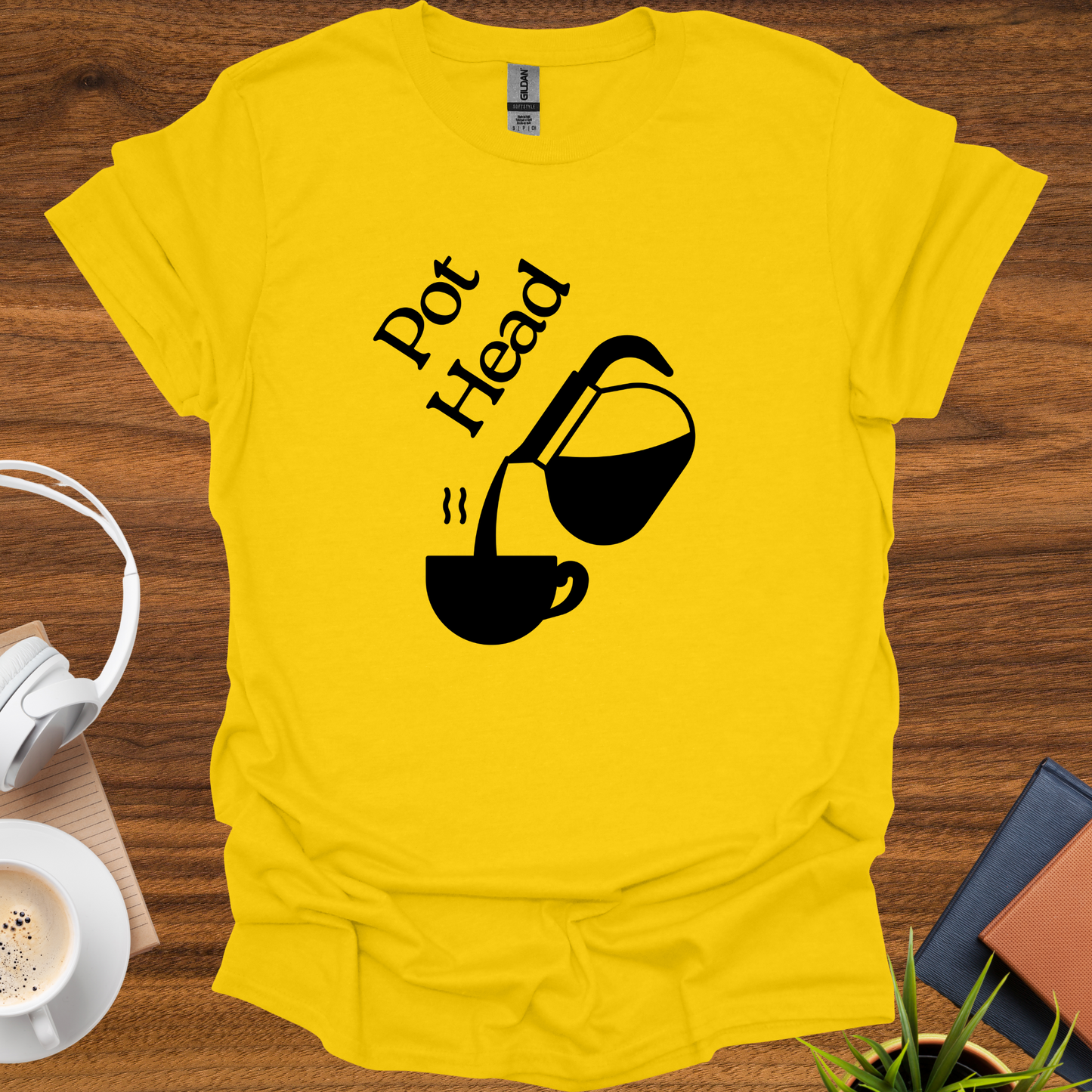 [coffee] pot head t-shirt