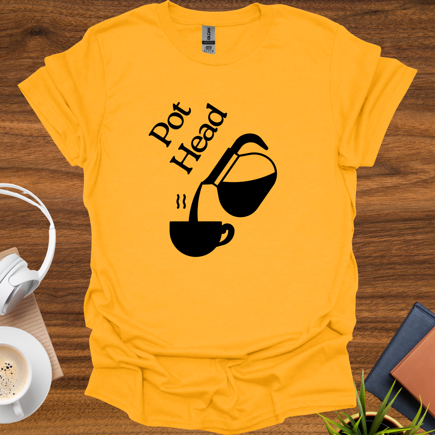 [coffee] pot head t-shirt