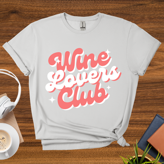 wine lovers club t-shirt