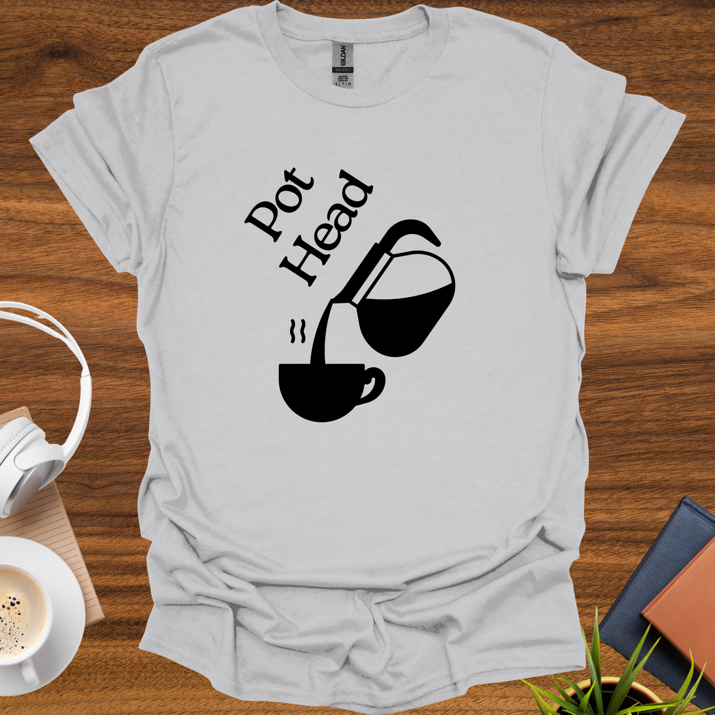 [coffee] pot head t-shirt
