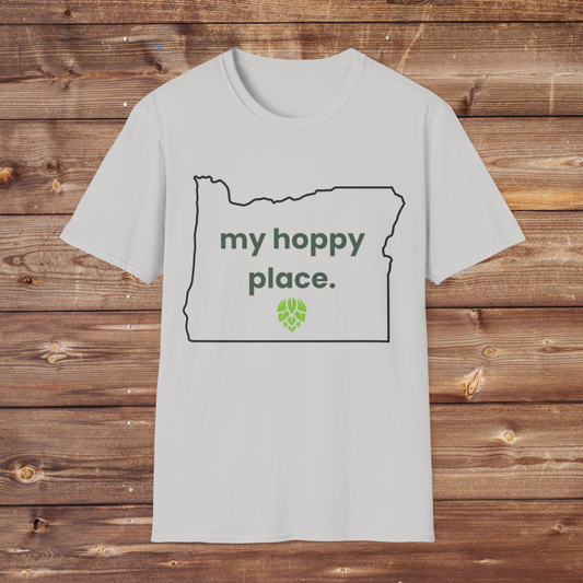 my hoppy place (oregon) t-shirt