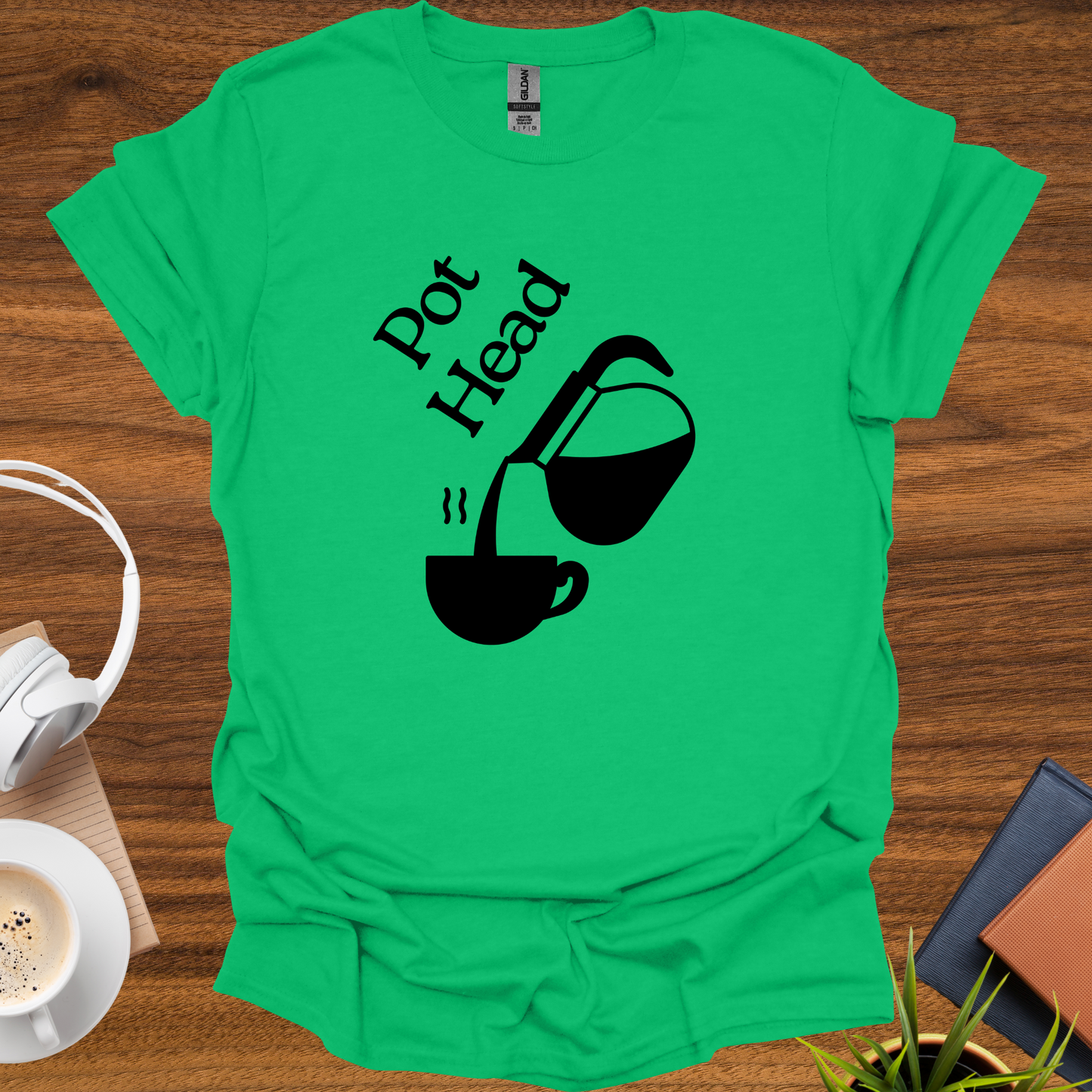 [coffee] pot head t-shirt