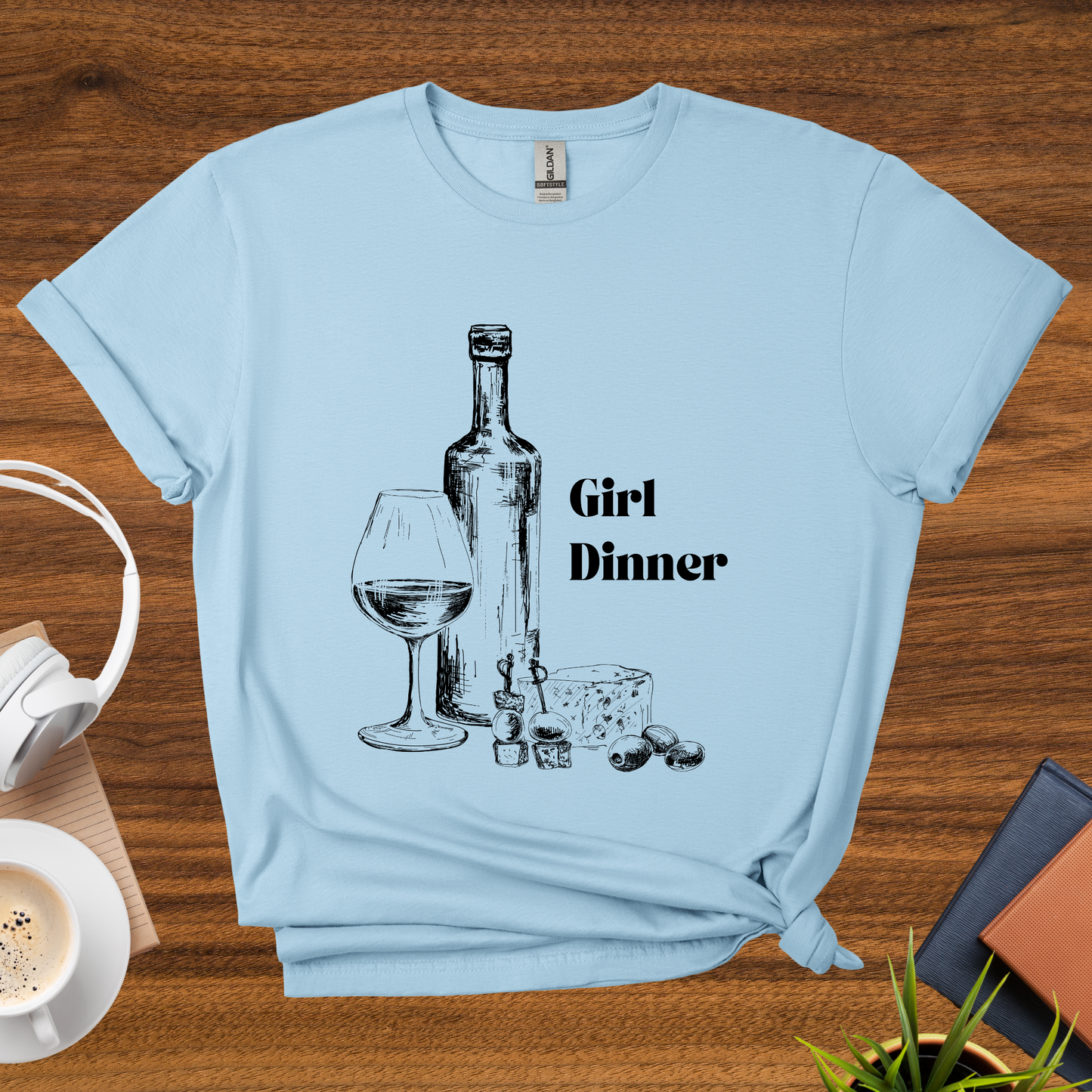 girl dinner t-shirt
