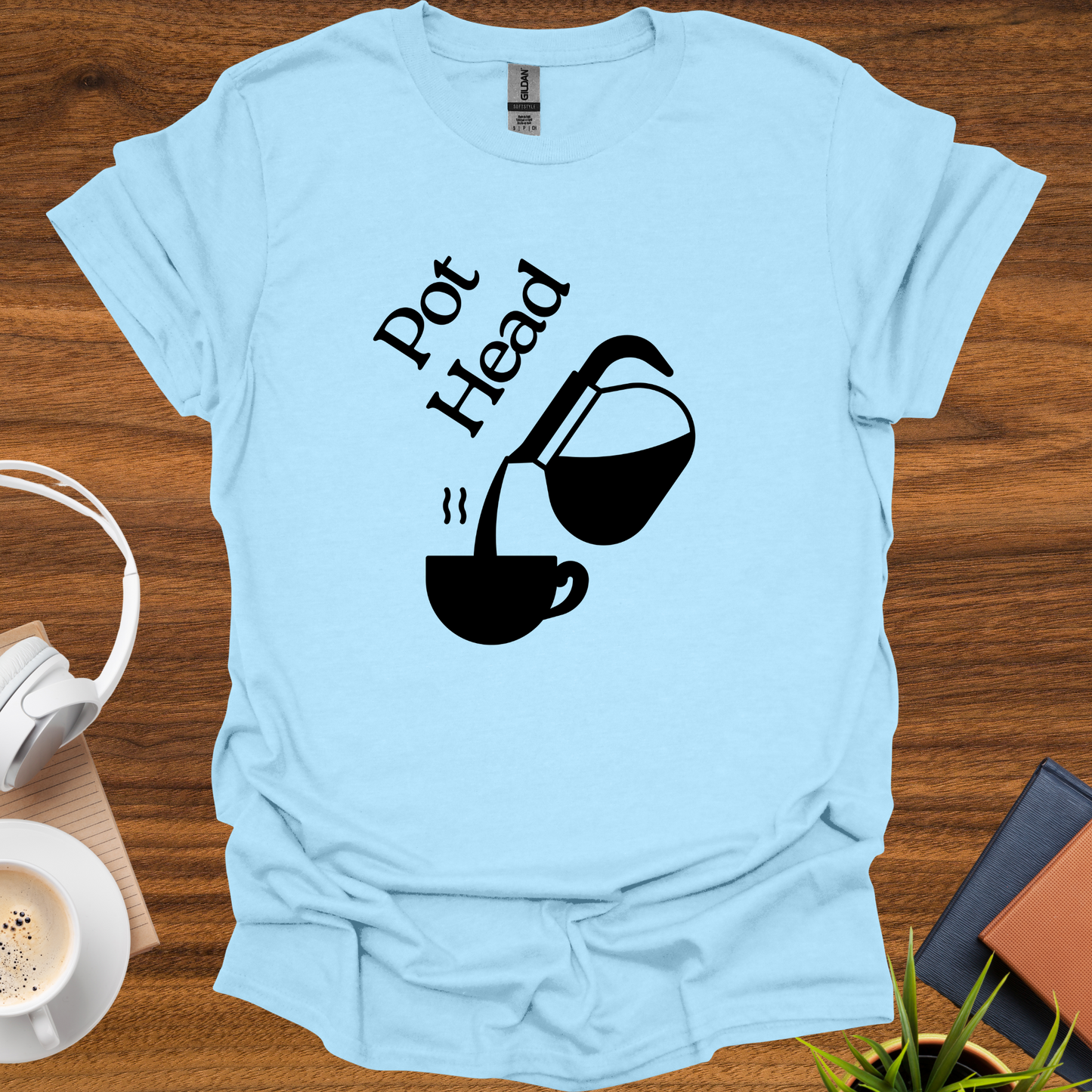 [coffee] pot head t-shirt