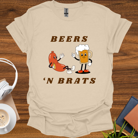 beers 'n brats t-shirt