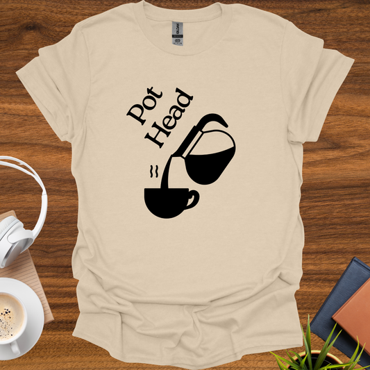[coffee] pot head t-shirt