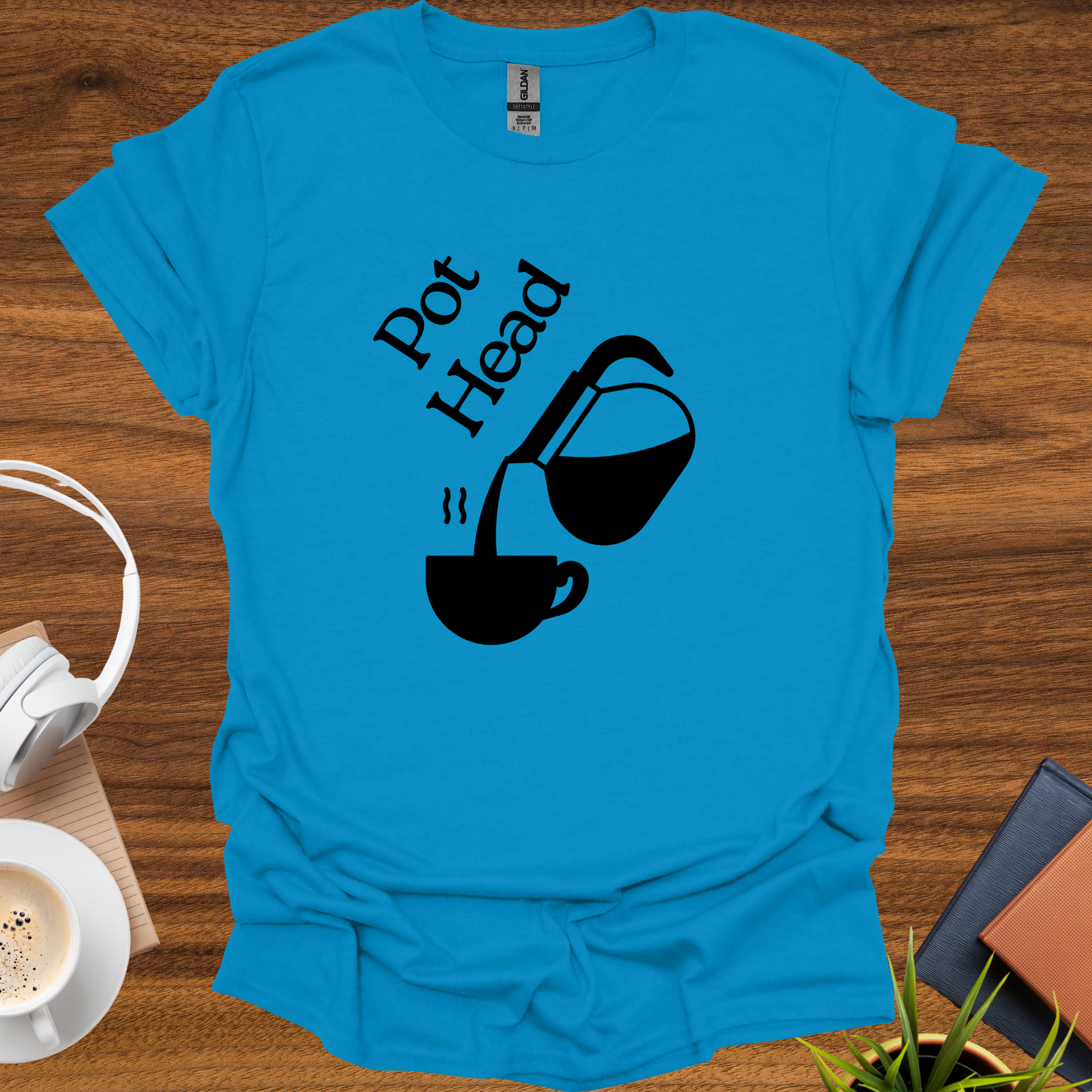 [coffee] pot head t-shirt