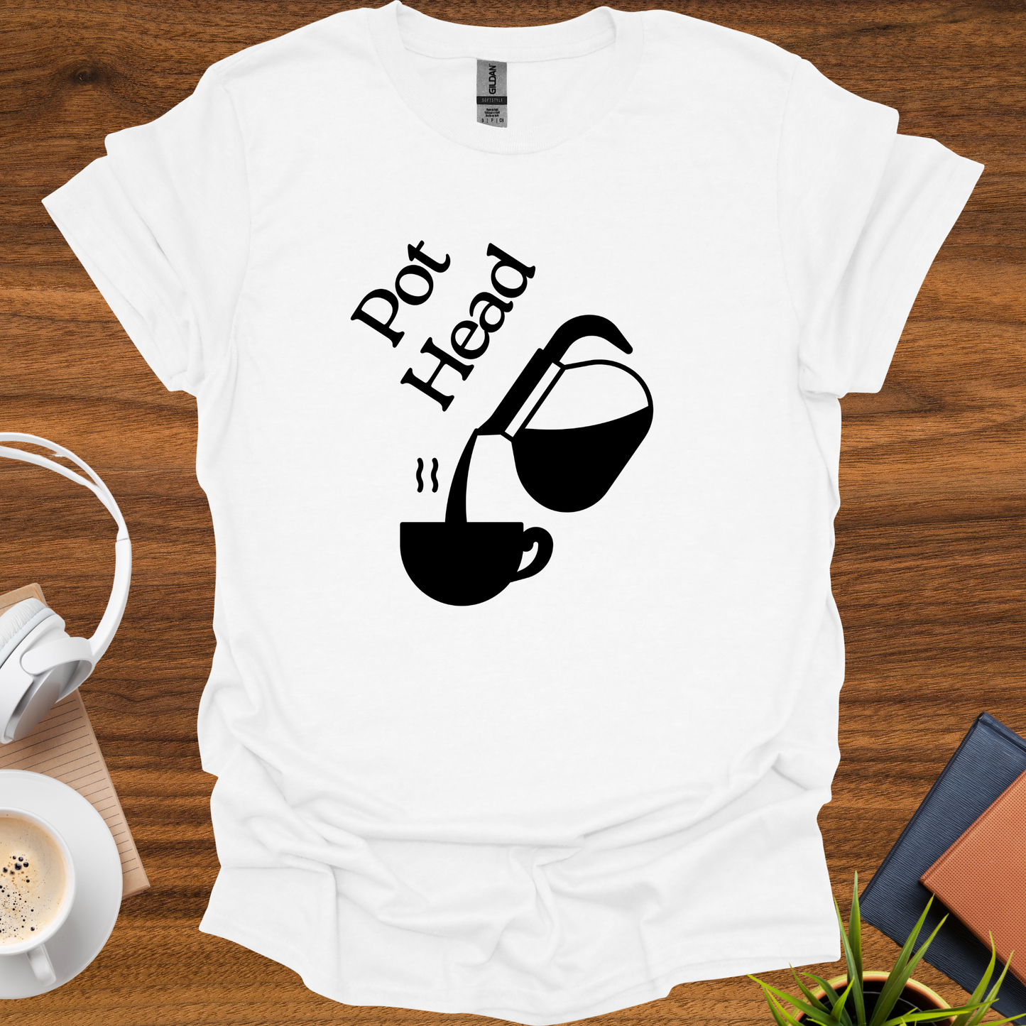 [coffee] pot head t-shirt
